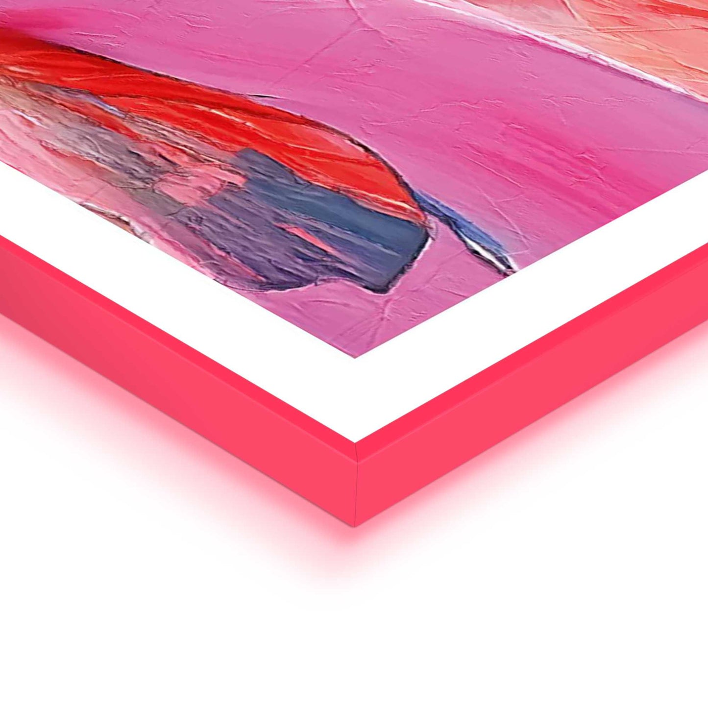 Framed Poster Painted Colours in Neon 70x50