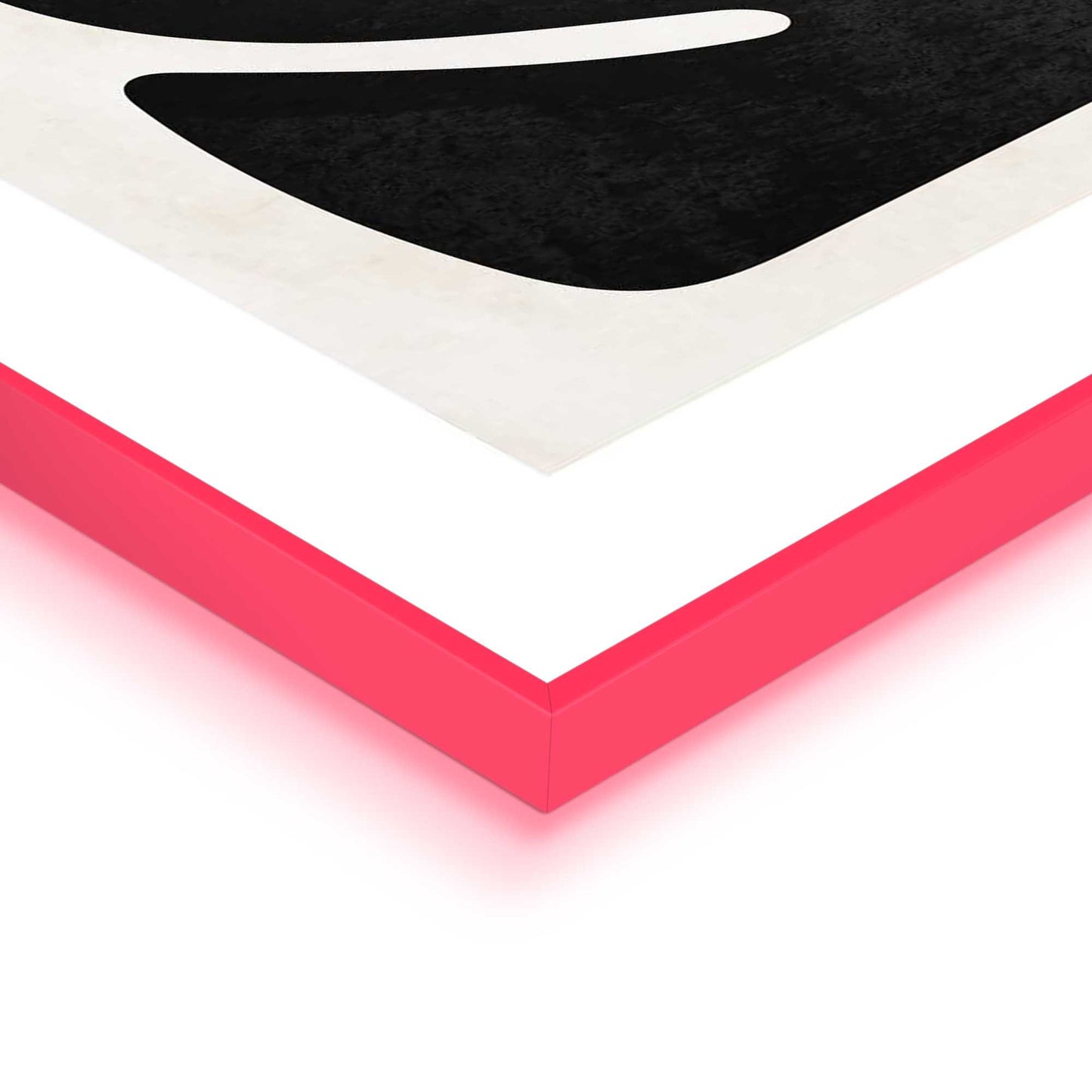 Framed Poster Resemblance in Neon 70x50