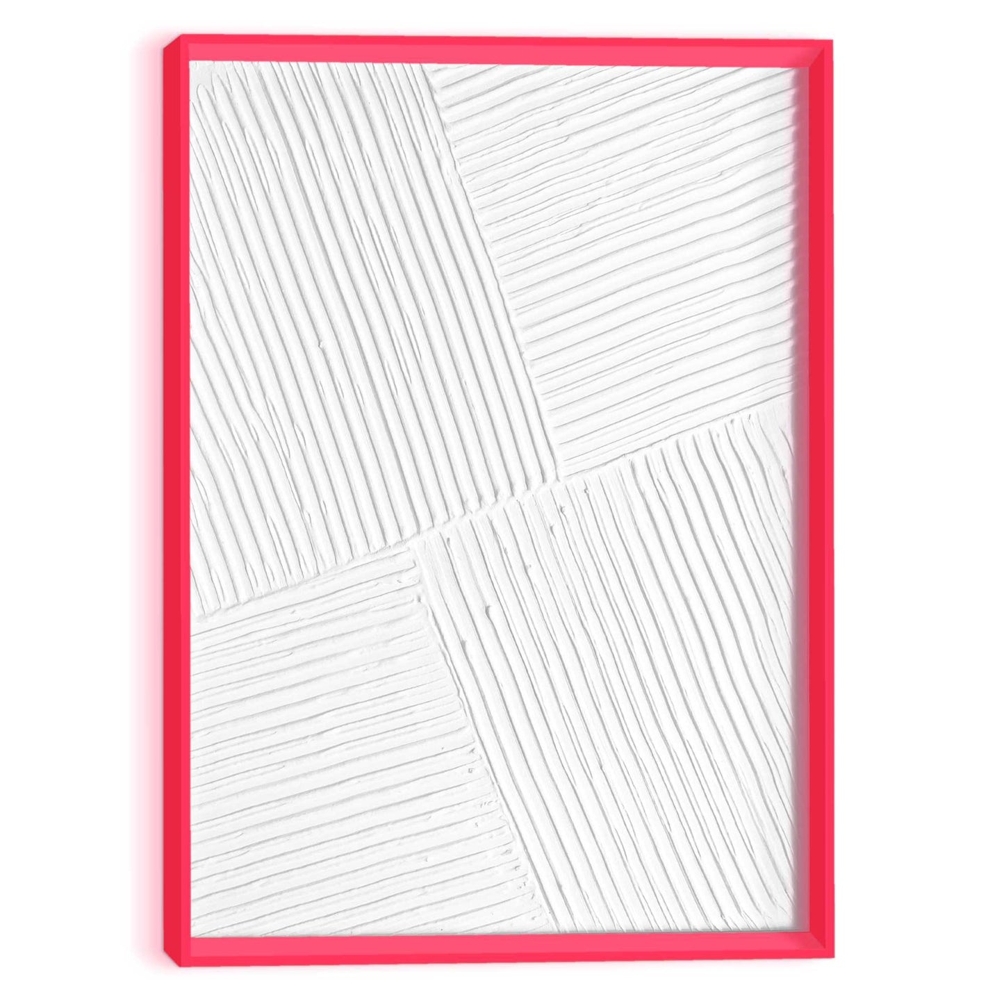 Handmade Art Oblique in Neon 40x30