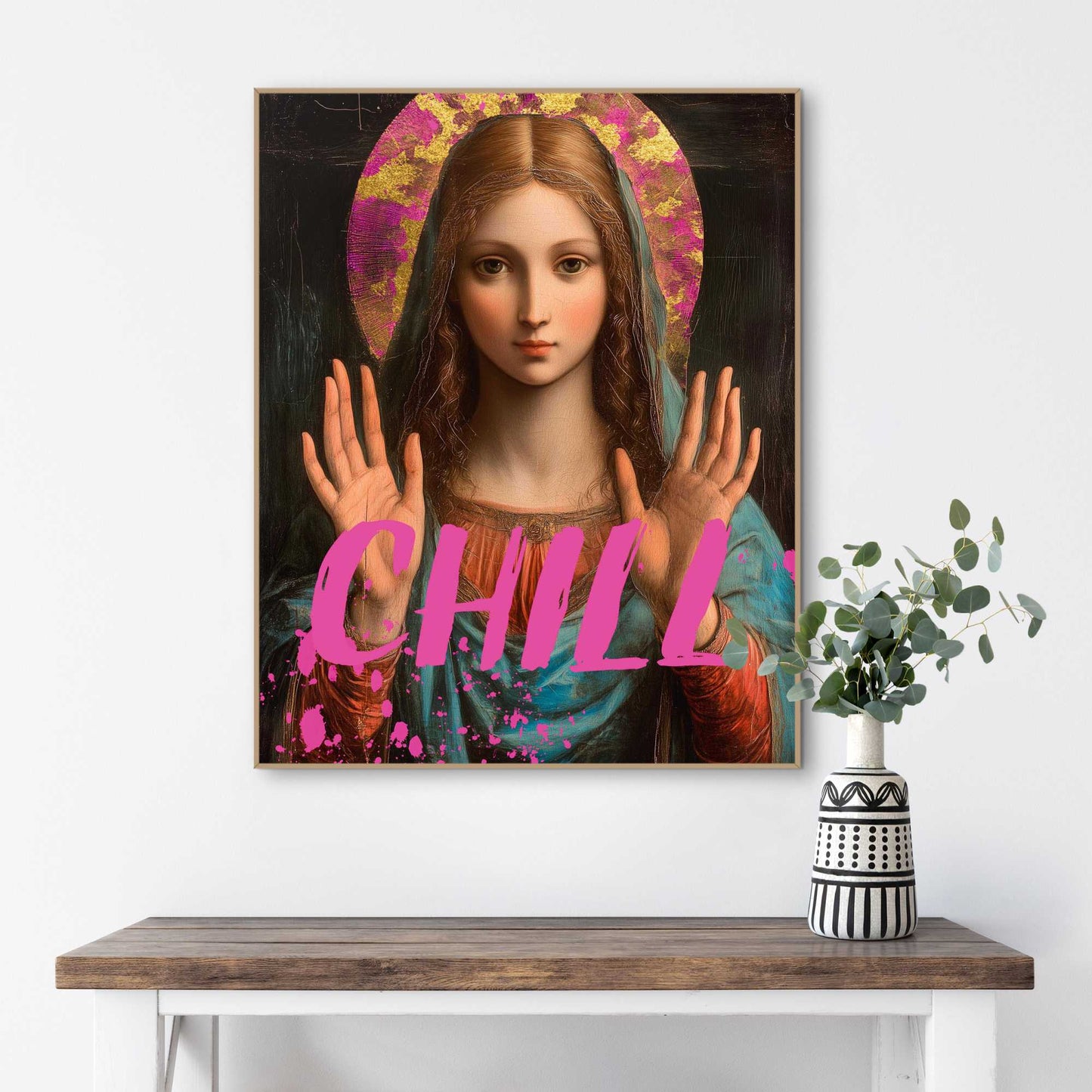 Framed Poster Chill 50x40