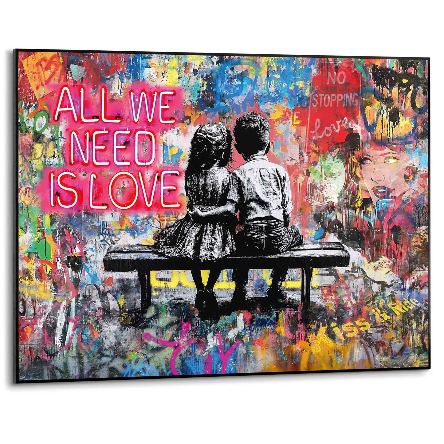 Framed Poster All You Need 50x70