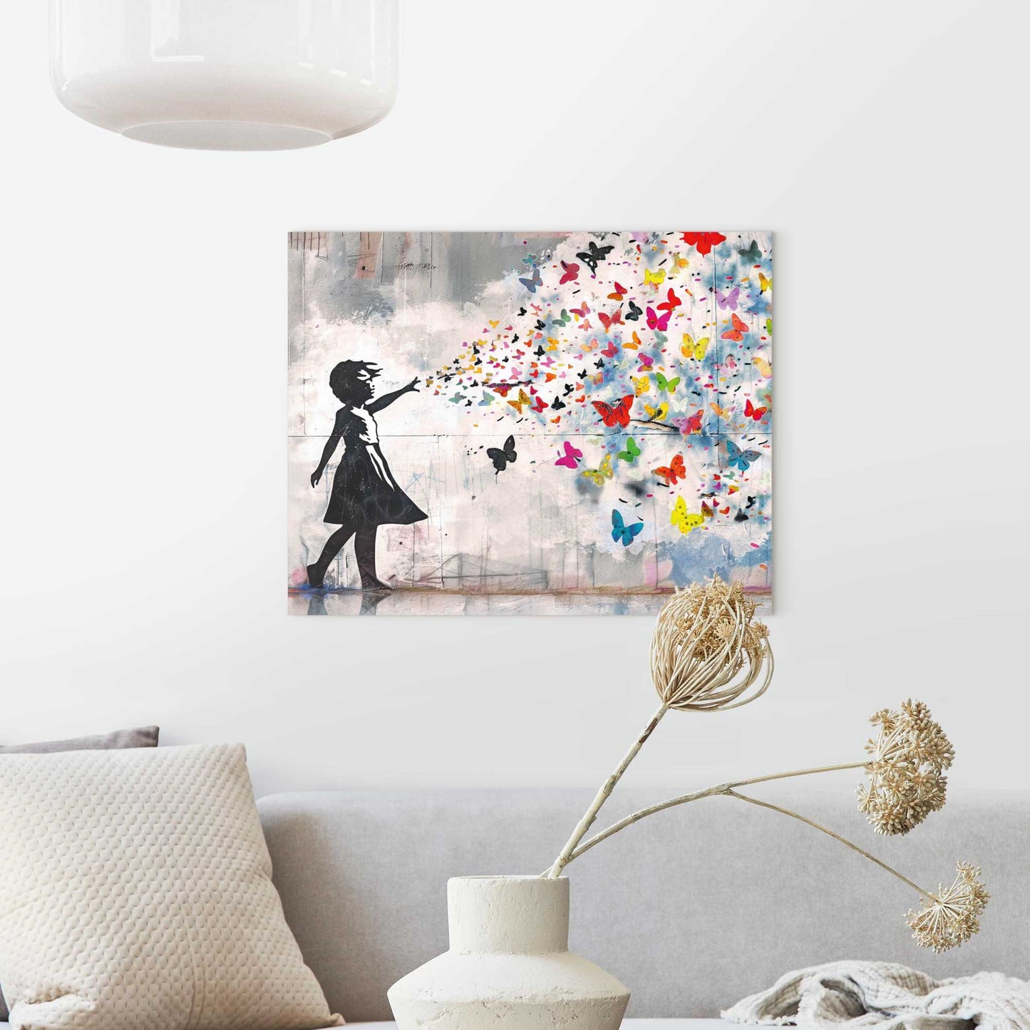 Glass Balloon Girl 40x49