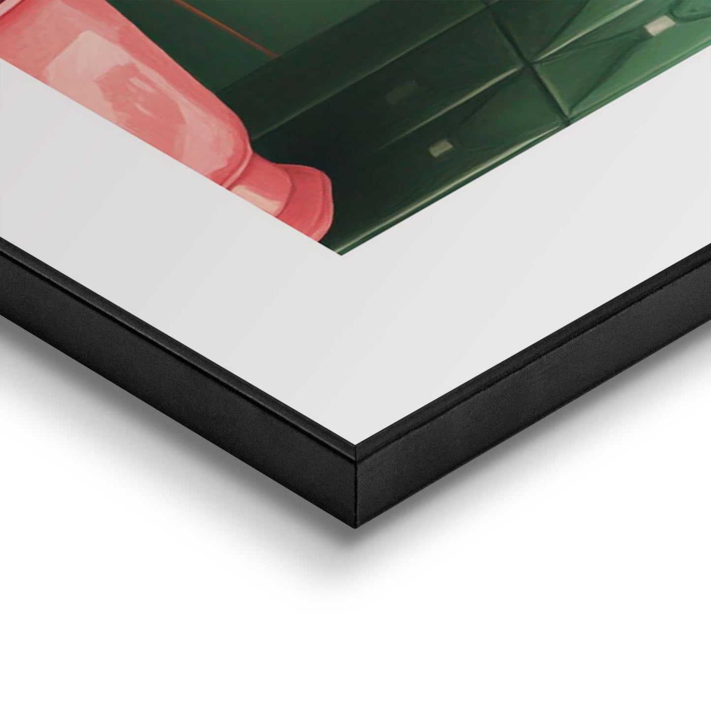 Framed Poster Do Not Disturb the Cat 70x50