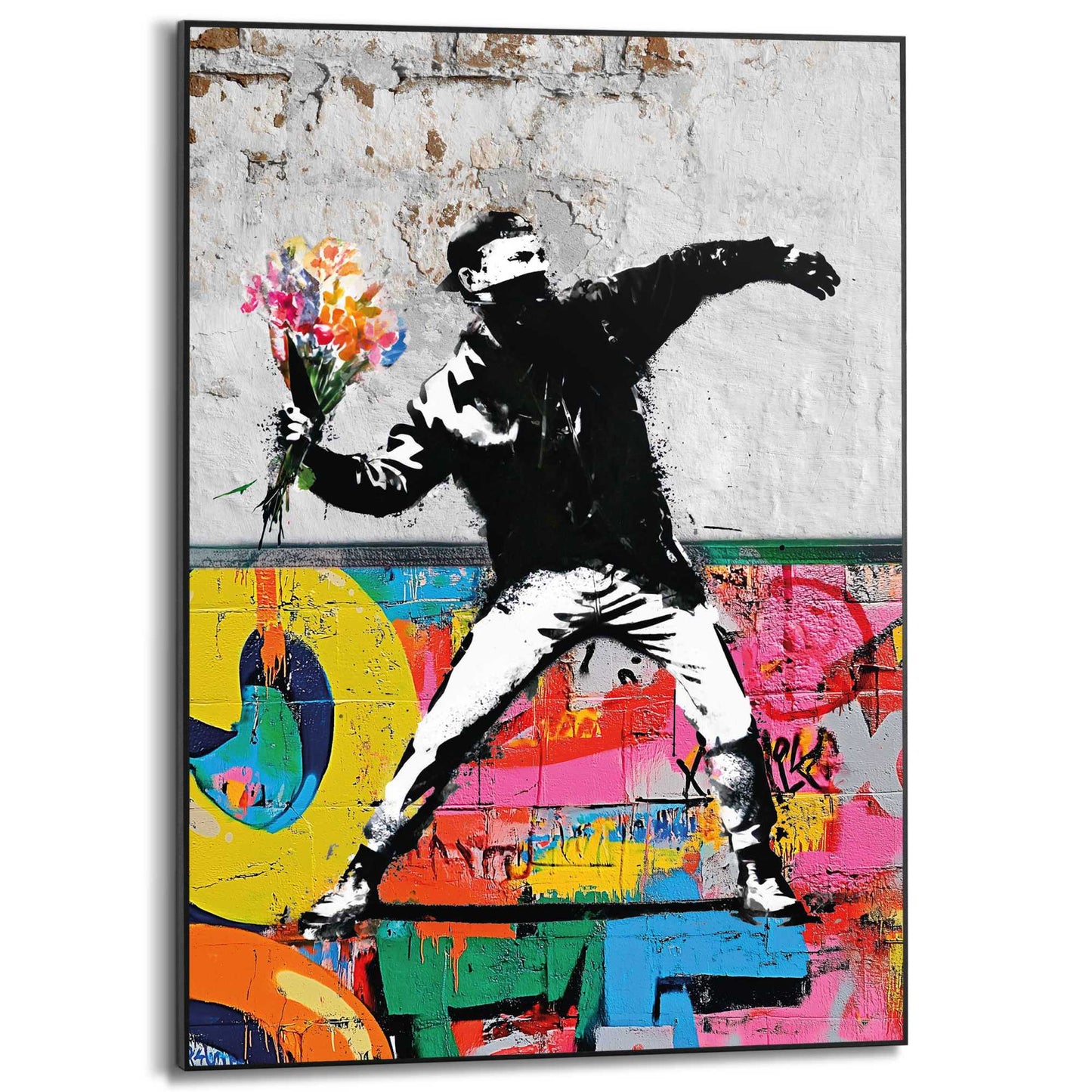 Framed Poster Flower bomber 70x50