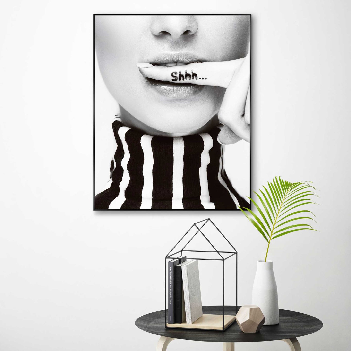Framed Poster Ssshhh 50x40