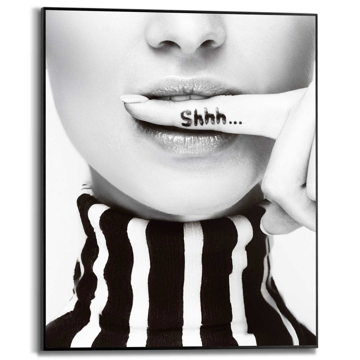 Framed Poster Ssshhh 50x40