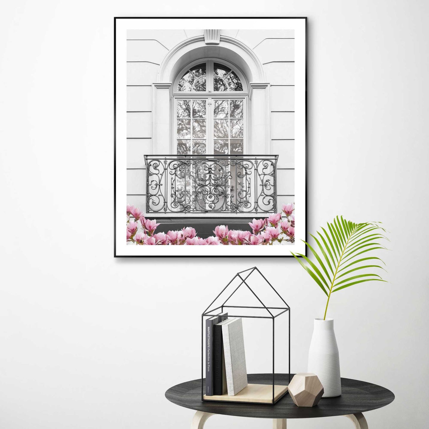Framed Poster Classic Balcony 50x40