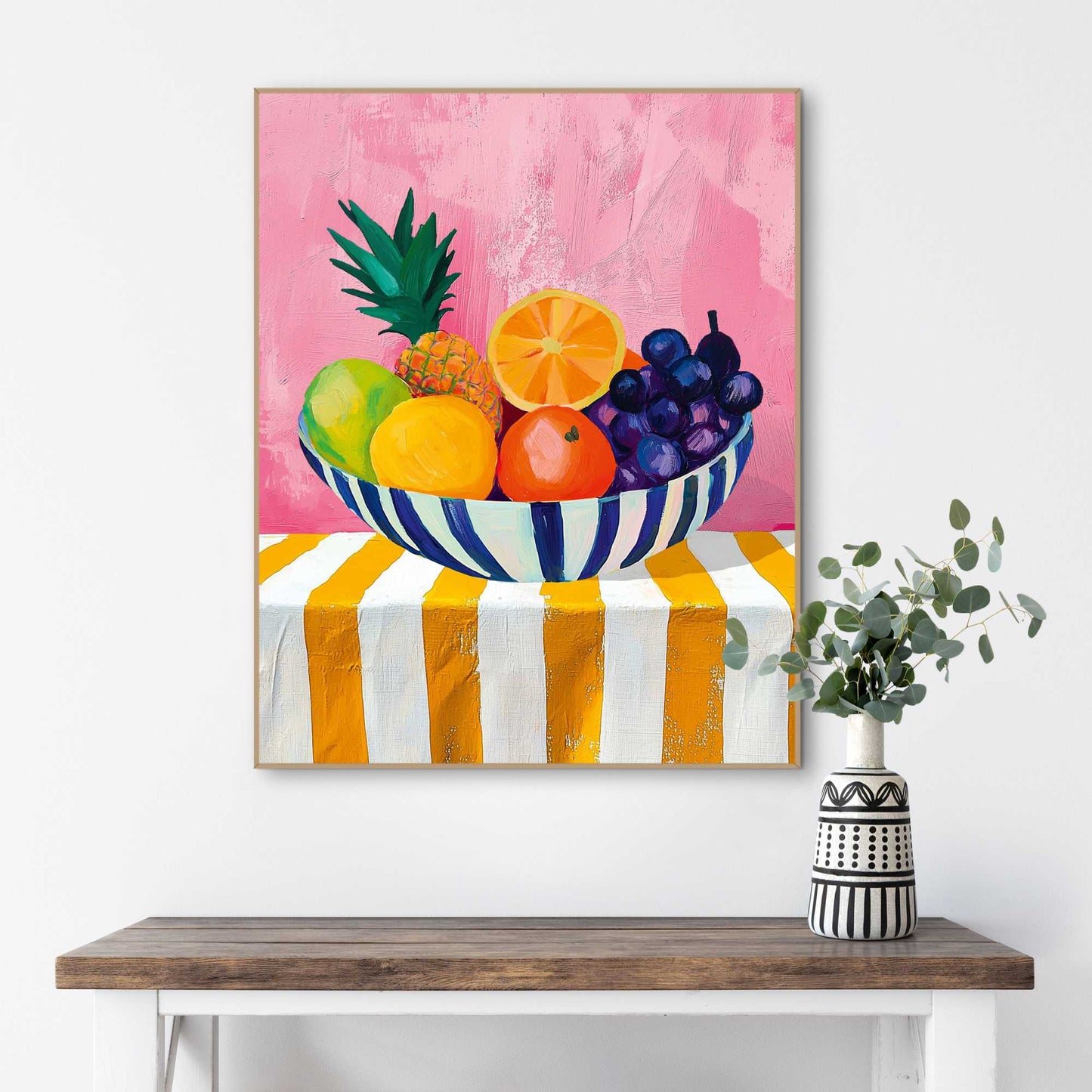 Framed Poster Fruitbowl 50x40