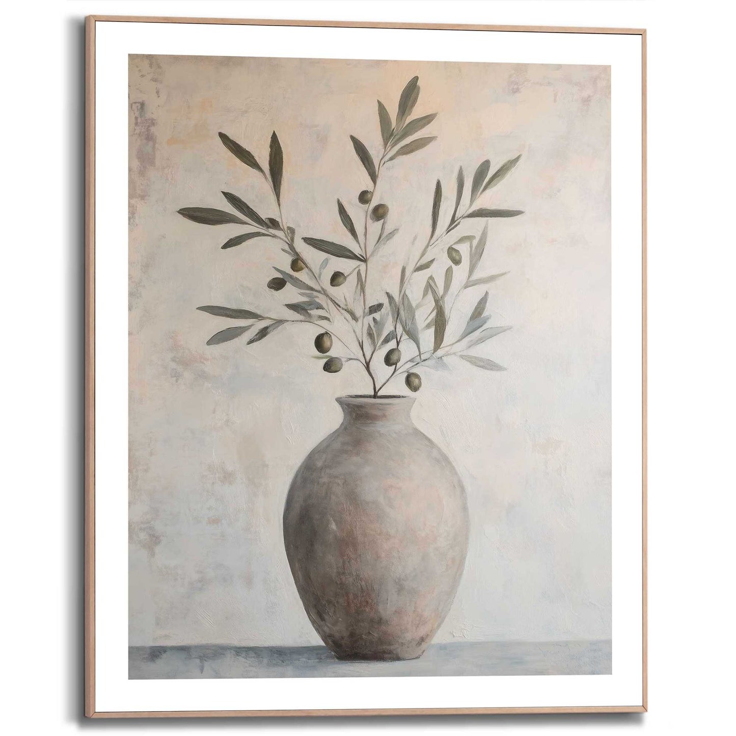 Framed Poster Olive Vase 50x40