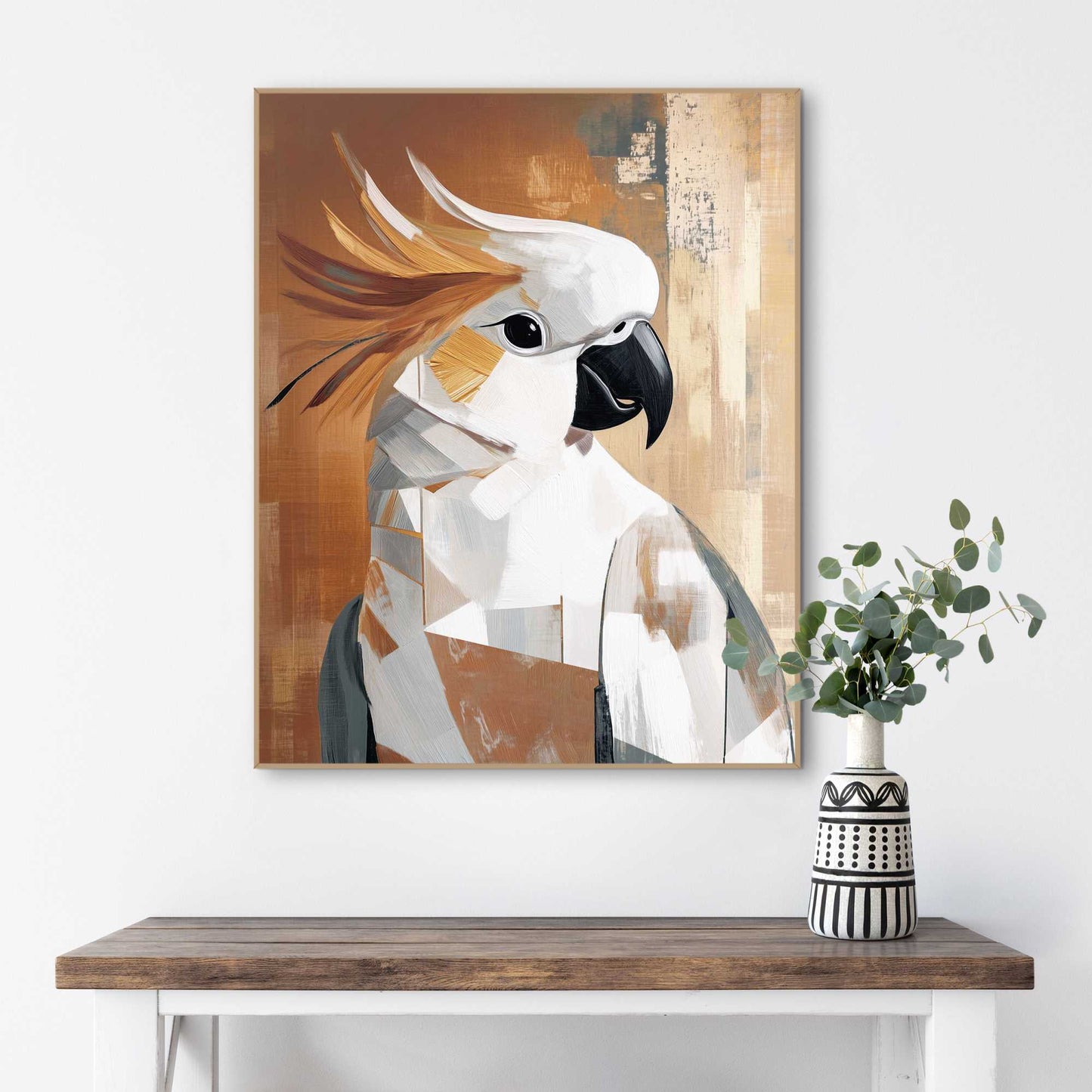 Framed Poster Natural Cockatoo 50x40