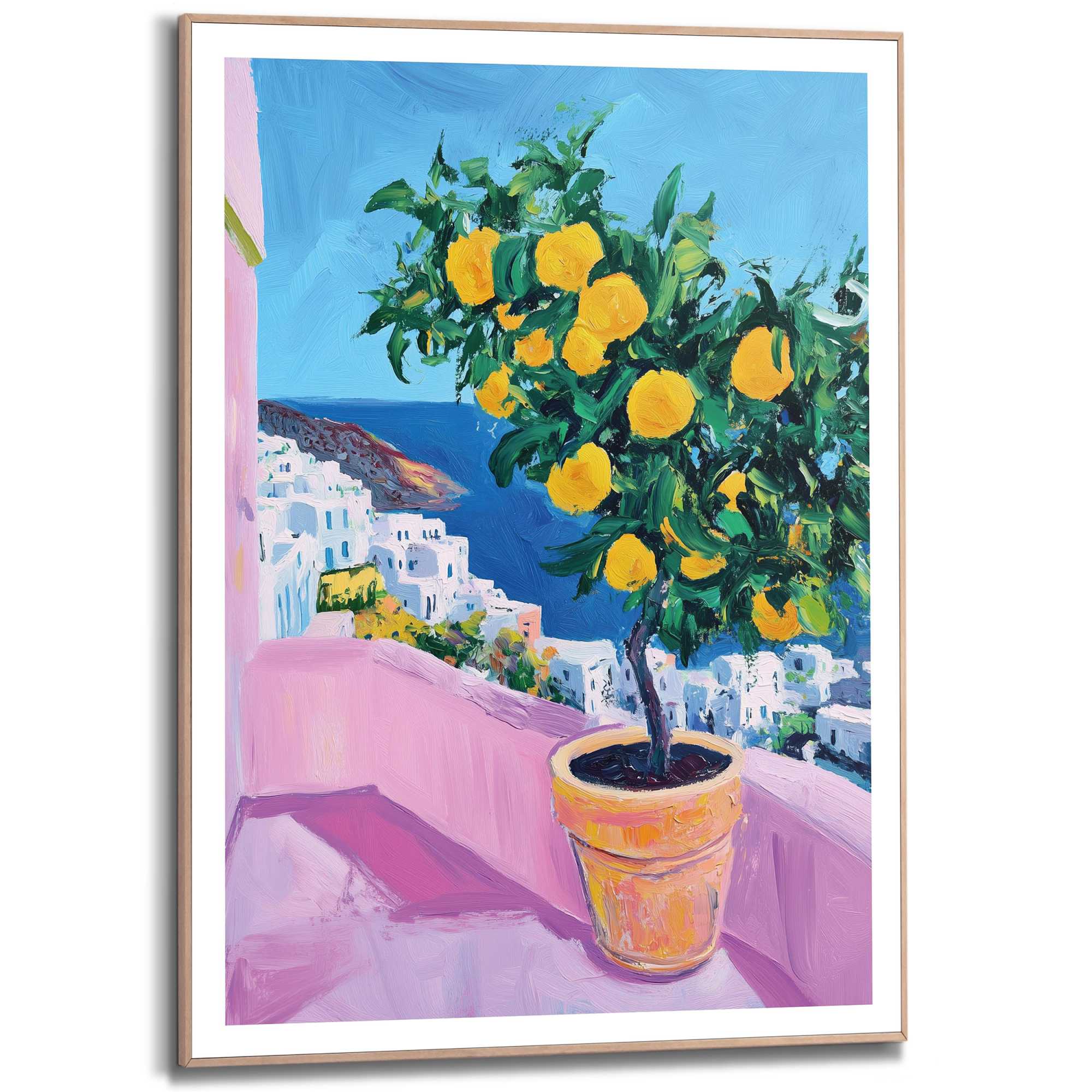 Framed Poster Lemon Bliss 70x50 – Orangewallz