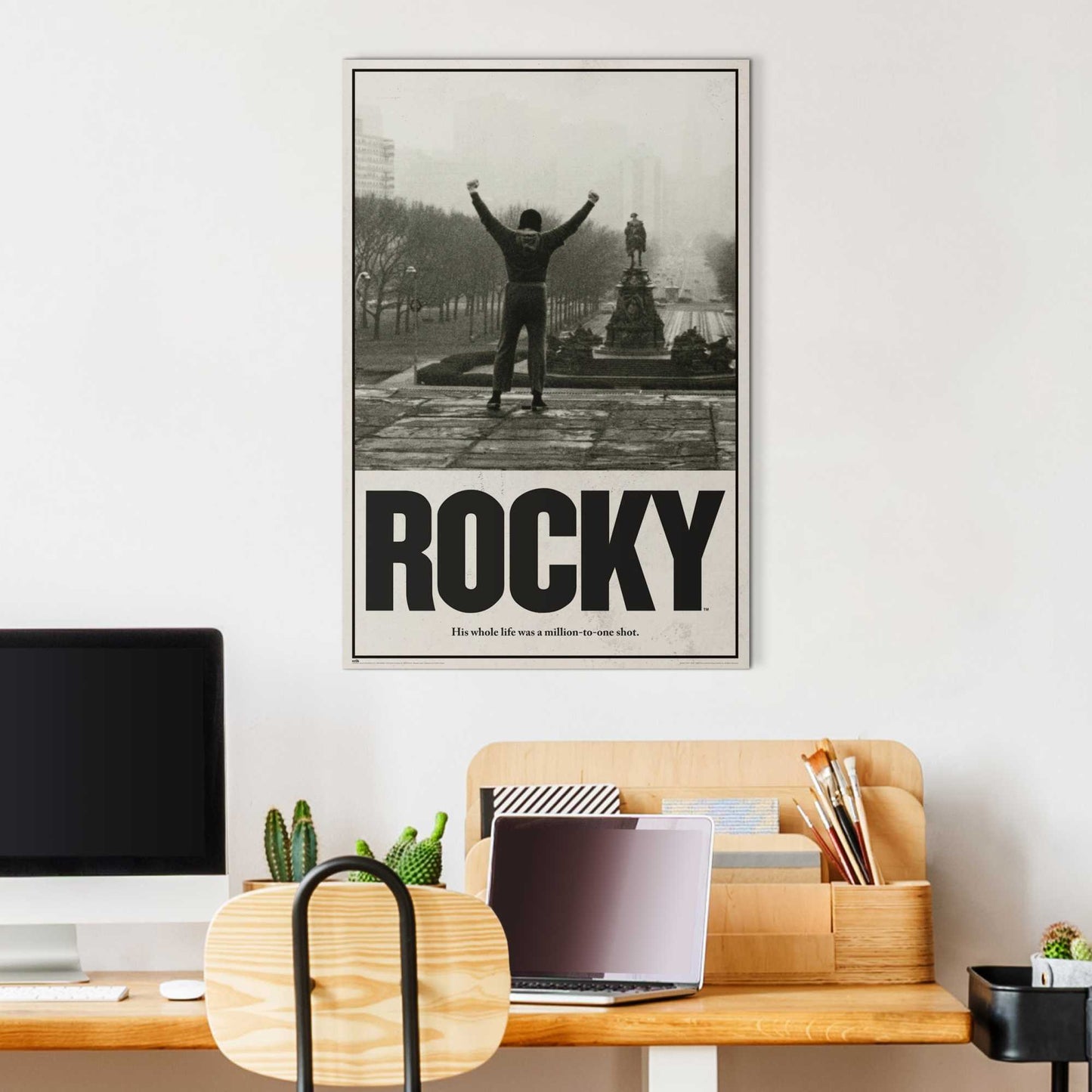 Wall Art Panel Rocky - Rocky Balboa 90x60