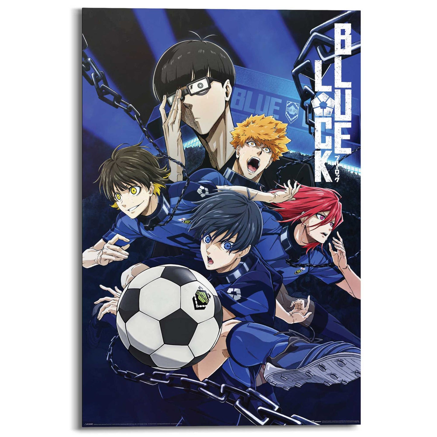 Wall Art Panel Blue Lock 90x60