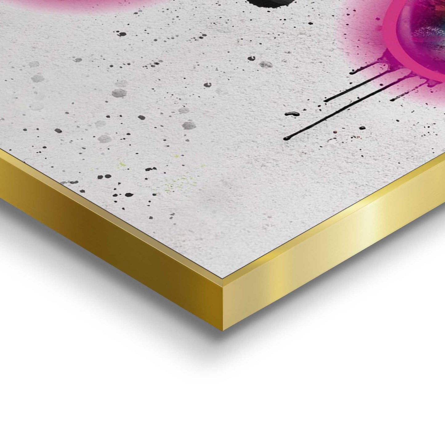 Framed Poster Streetart Dog - grafitti 70x50