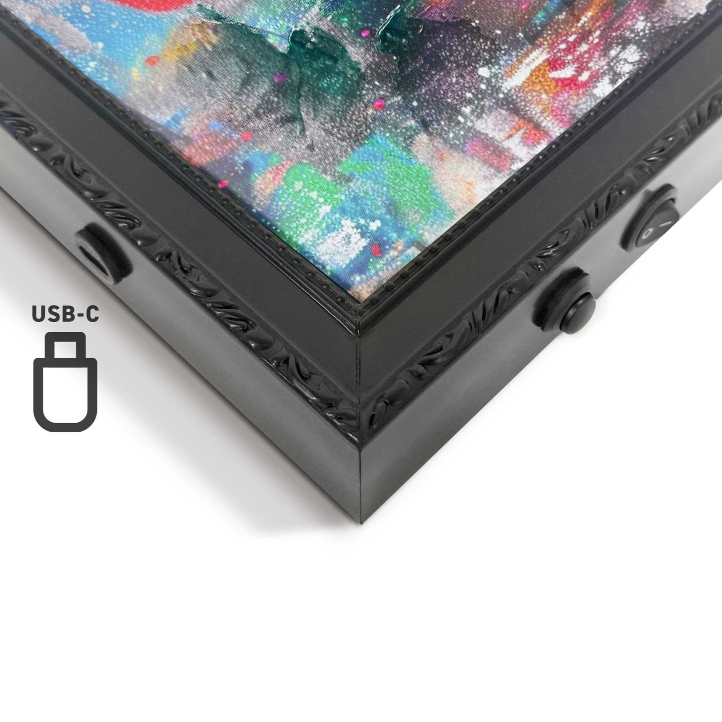 Led Wall Art Love in Space 80x60