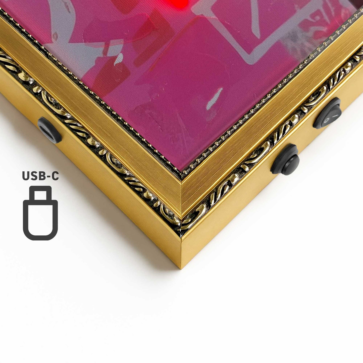 Led Wall Art Neon Hustle 80x60