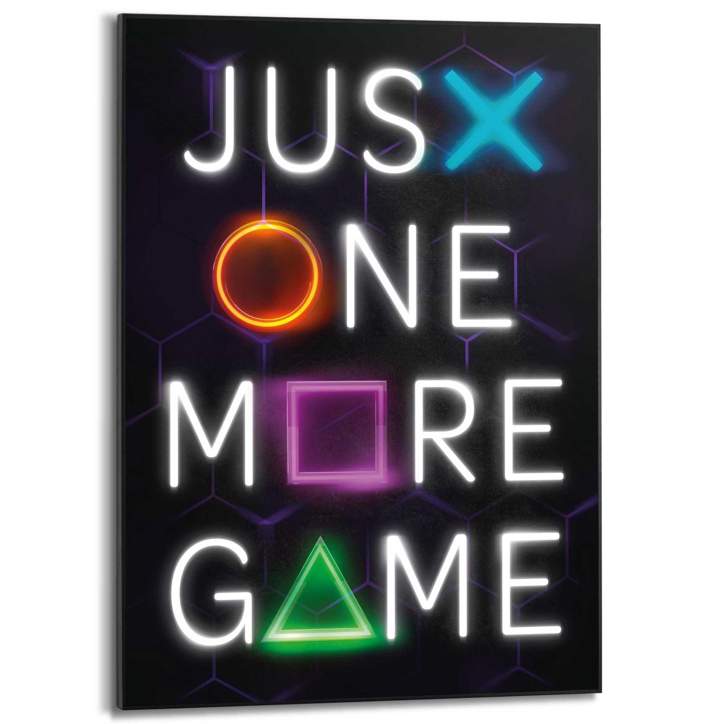 Framed Poster Love gaming 70x50
