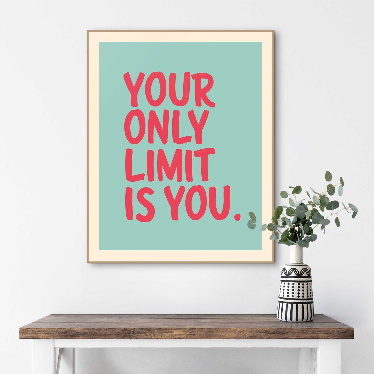 Framed Poster No Limits 50x40