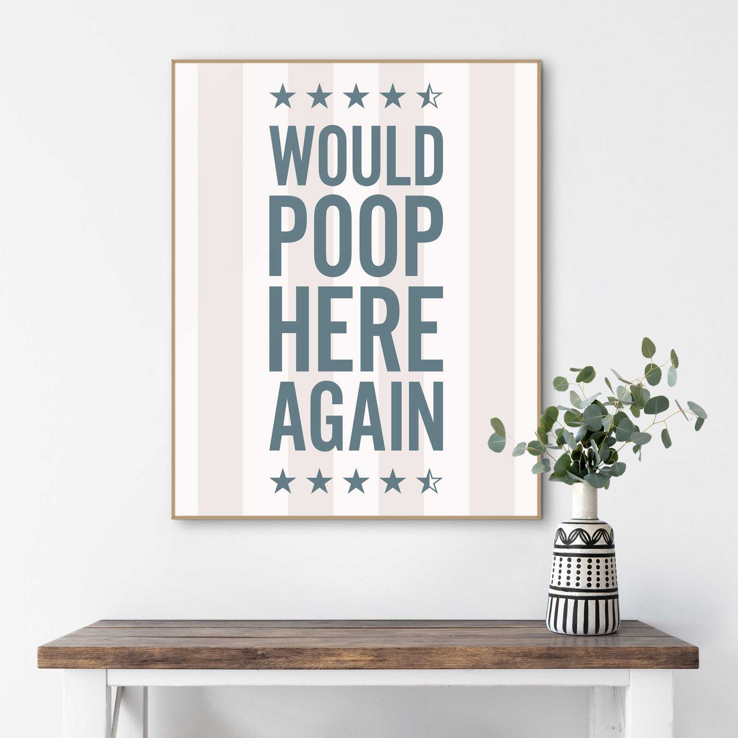 Framed Poster Again 50x40
