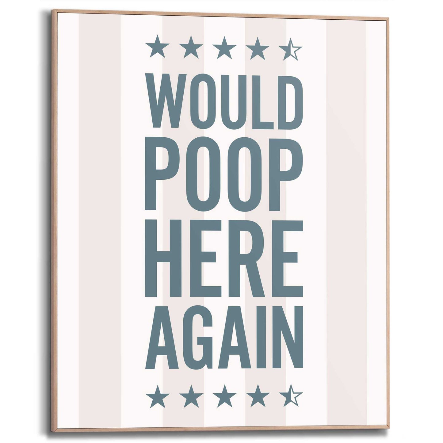Framed Poster Again 50x40
