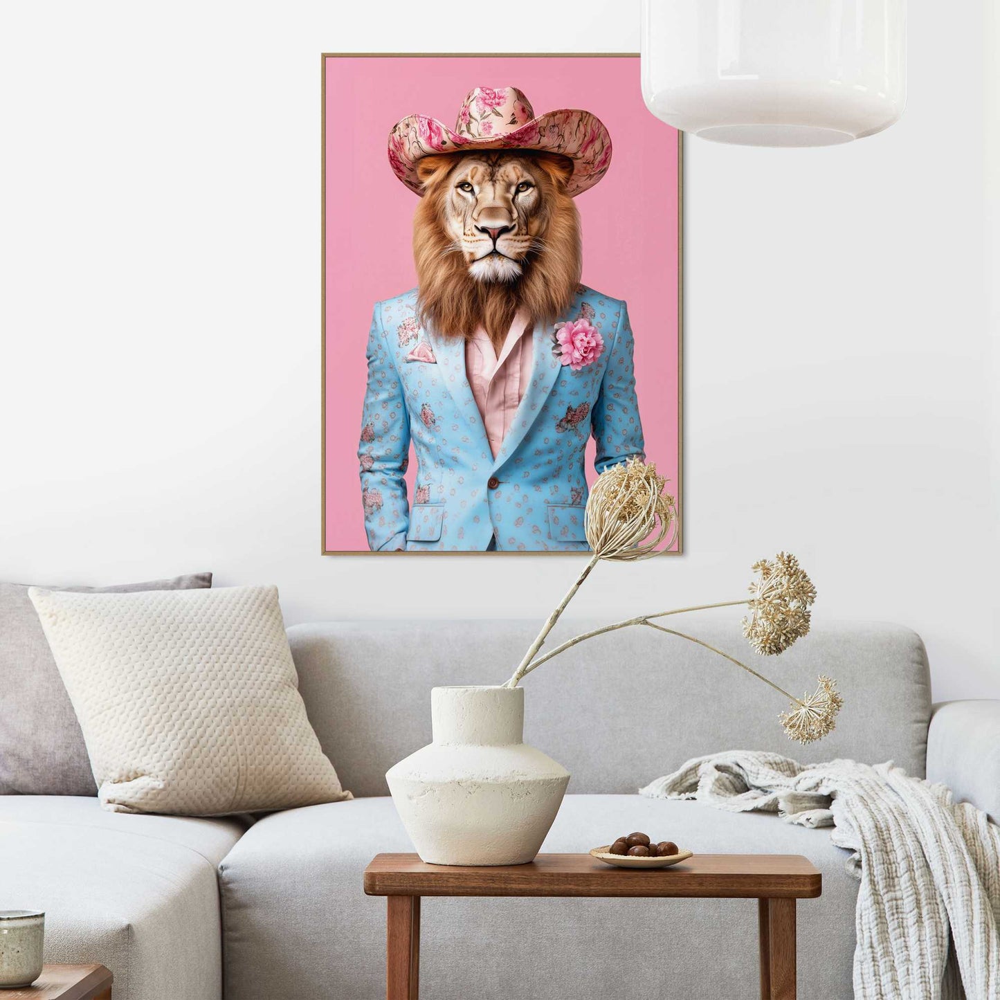 Framed Poster Savanna Chic 70x50