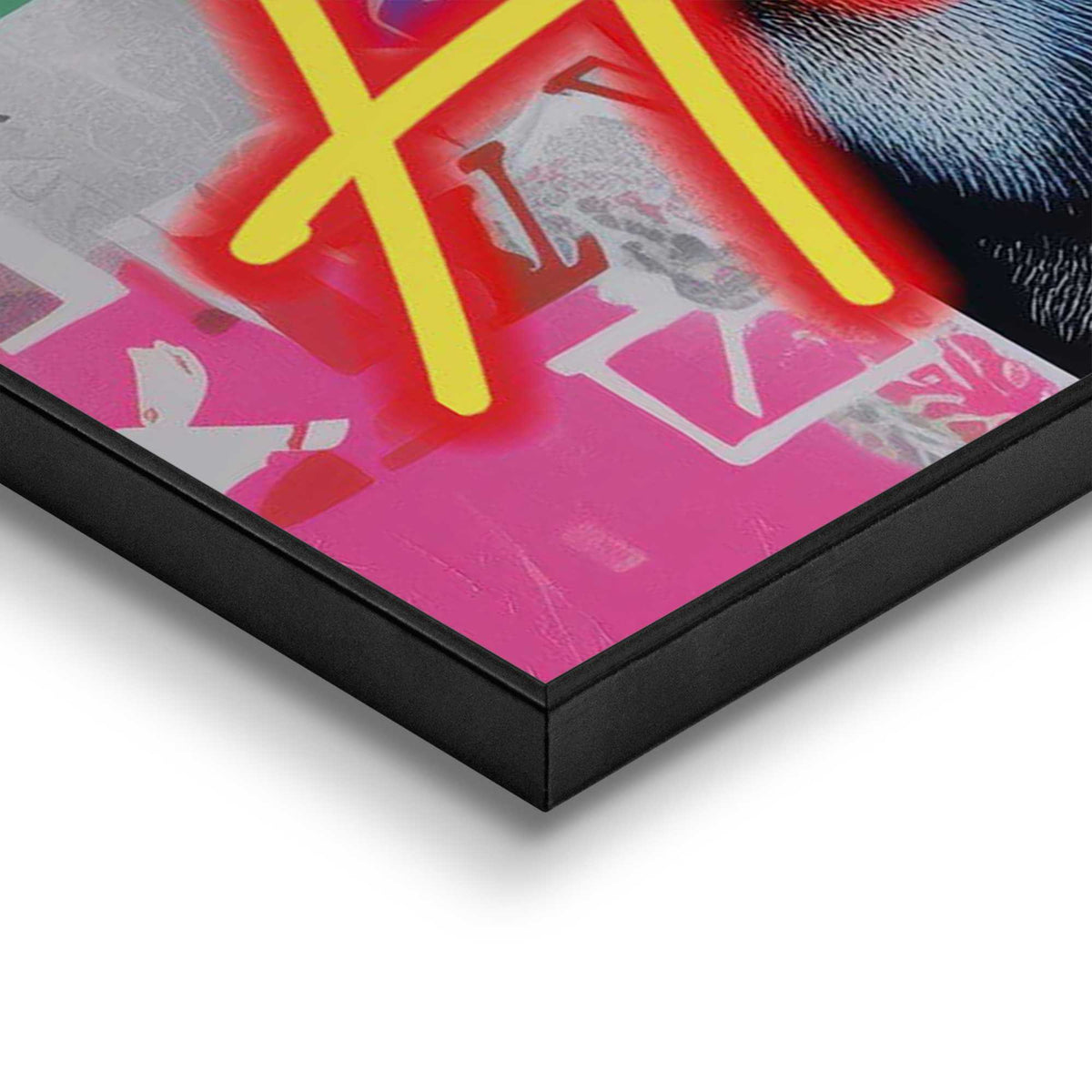 Framed Poster Hustle 70x50