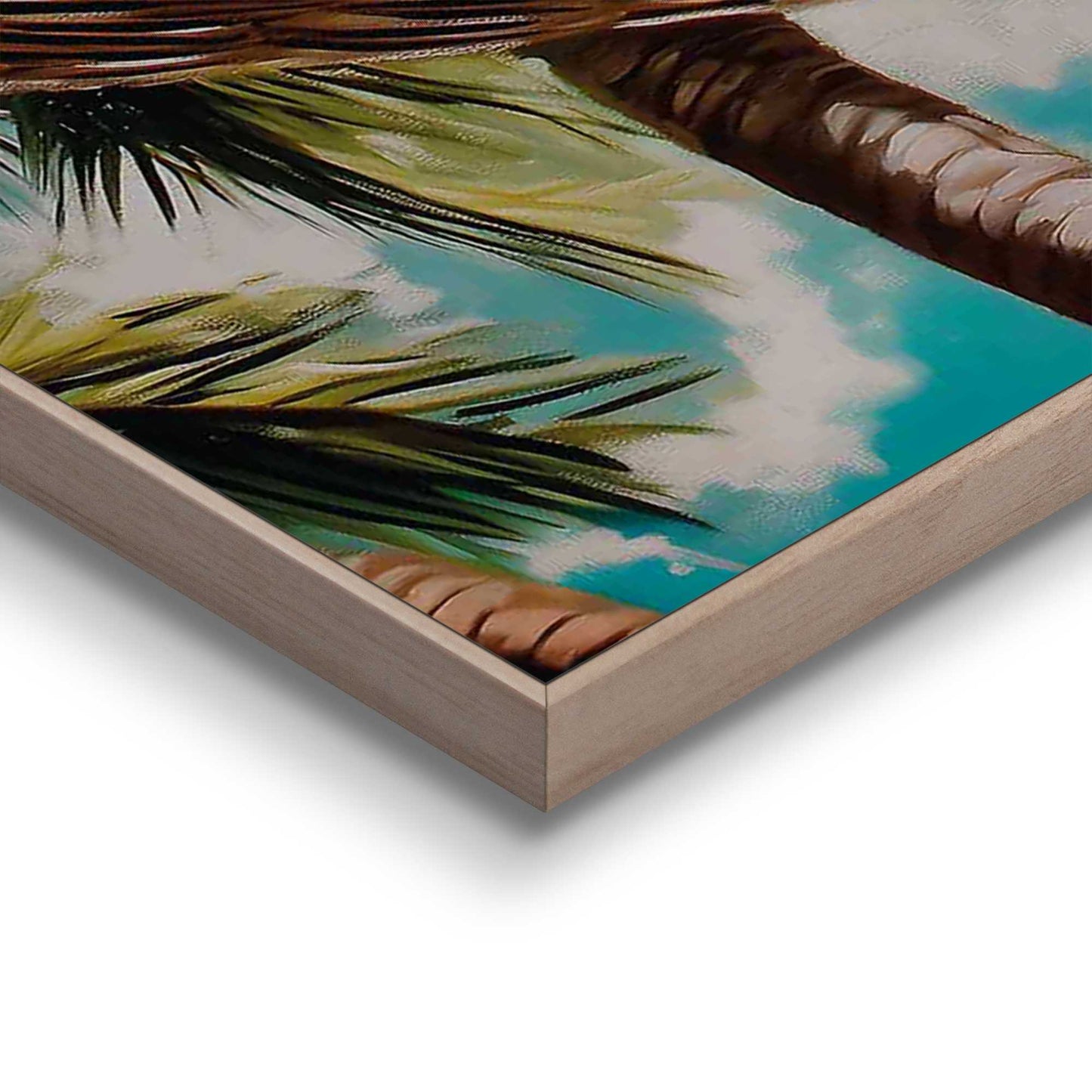 Framed Poster Vintage Hammock Lady 50x70