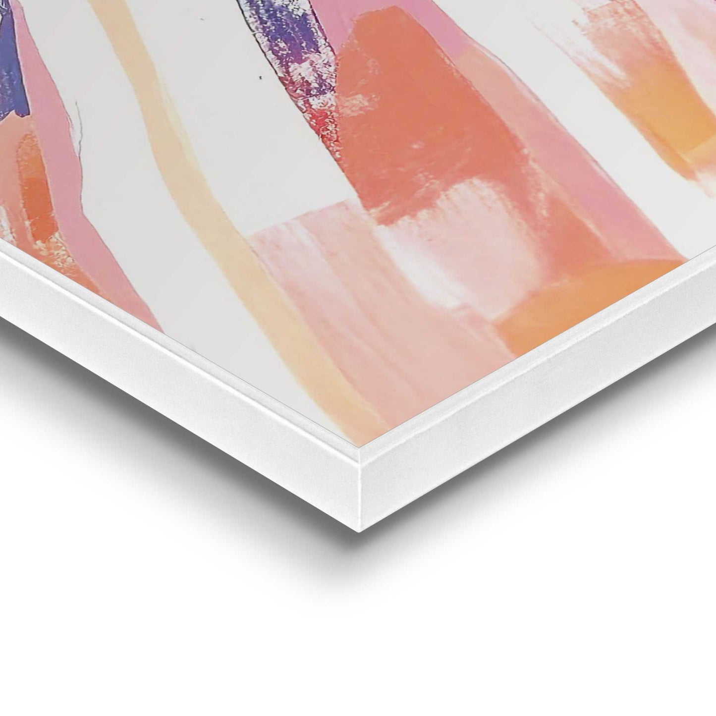 Framed Poster Relaxing - bed stripes 70x50