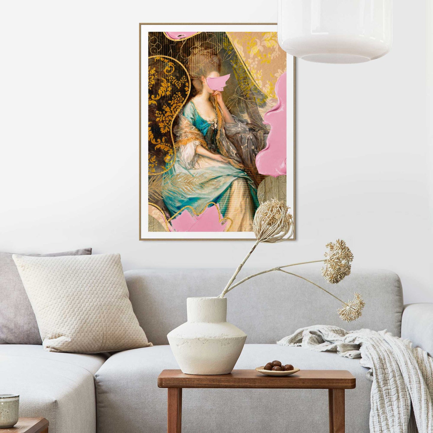 Framed Poster Classy Pink 70x50