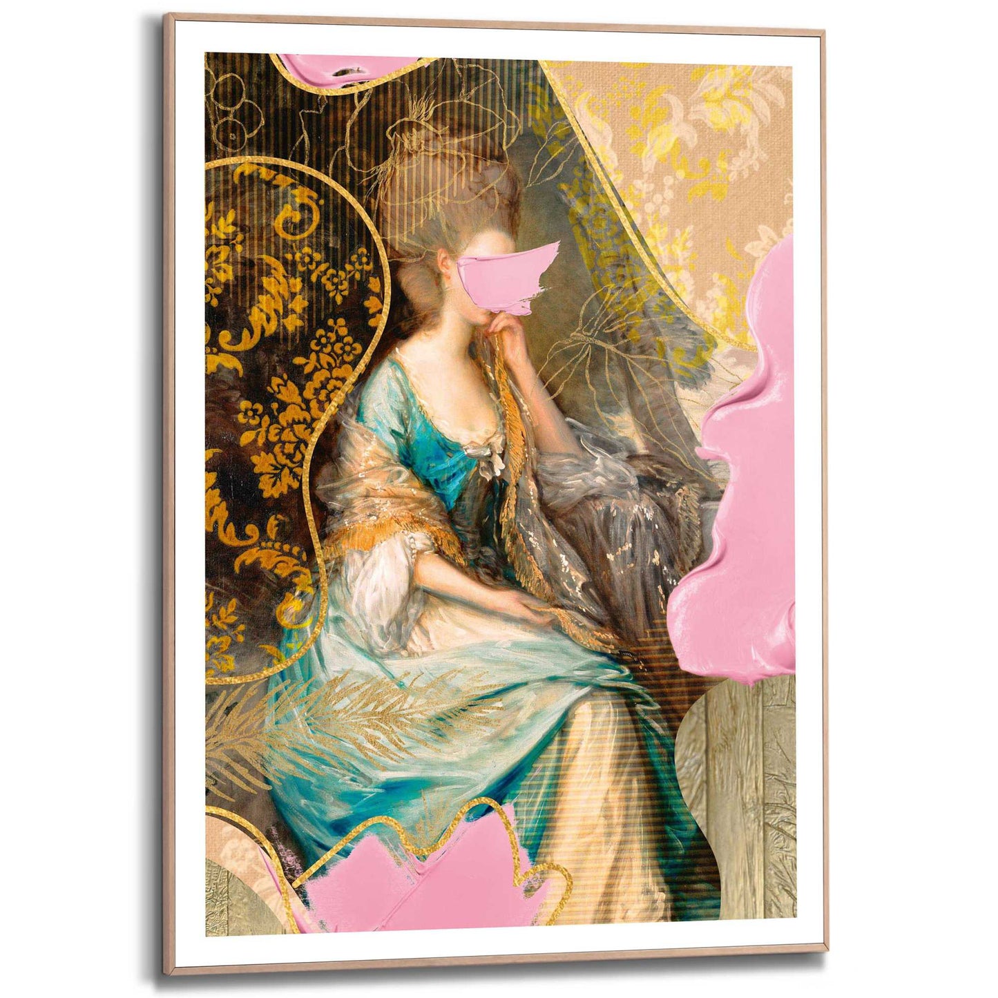 Framed Poster Classy Pink 70x50