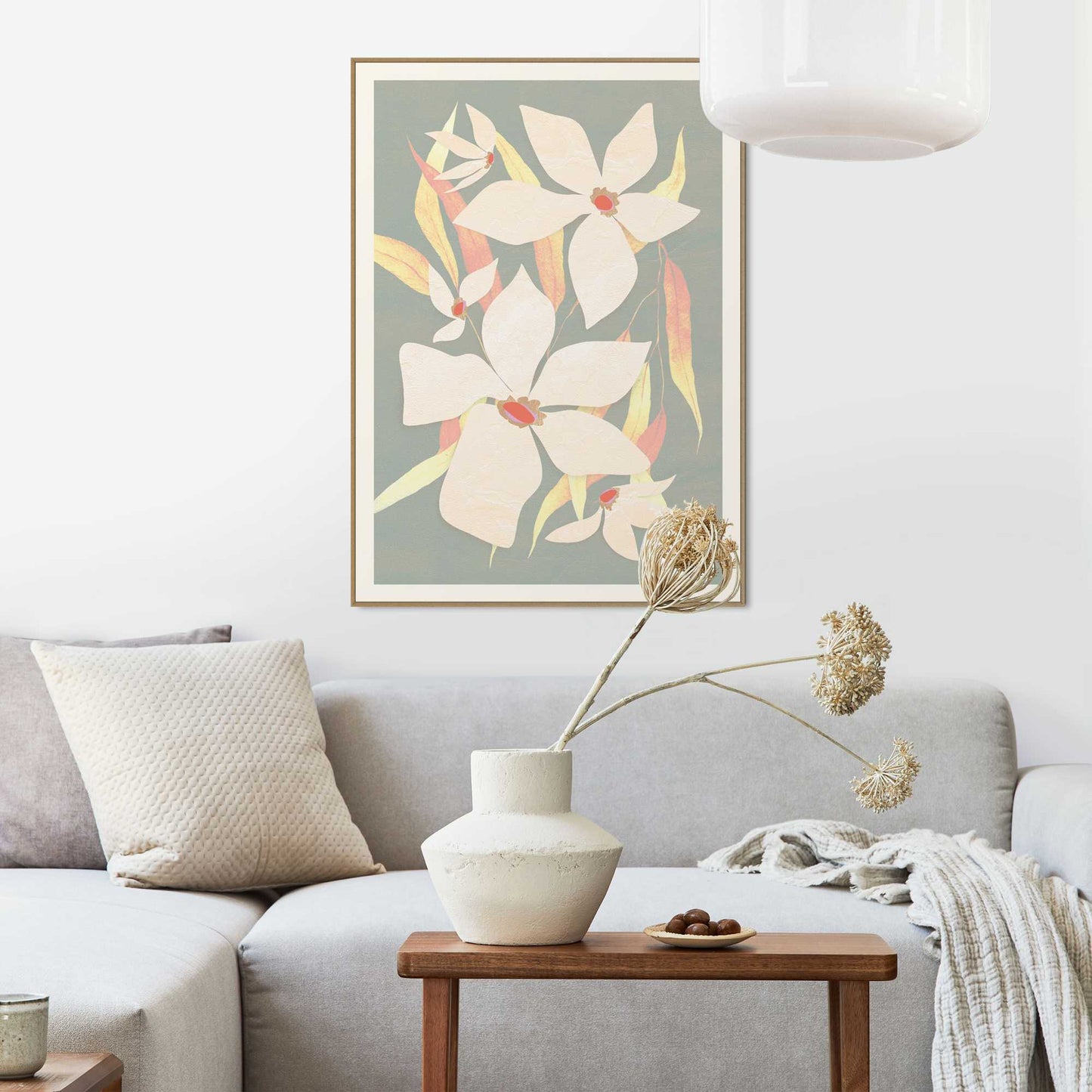 Framed Poster Frangipani Spring - multi 70x50