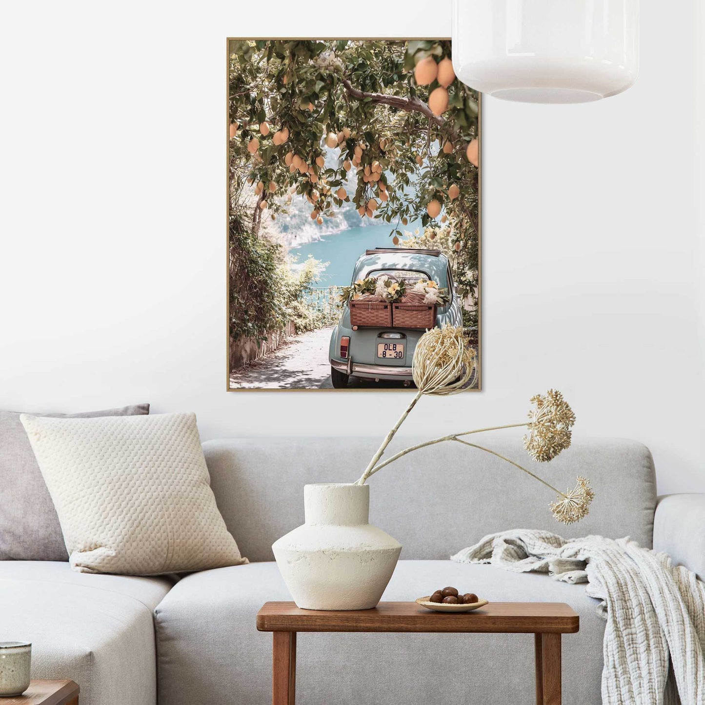 Framed Poster Citrus View 70x50