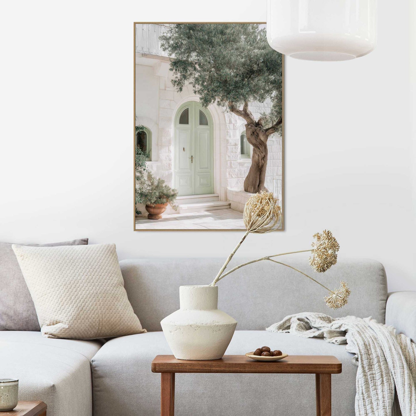 Framed Poster Mediterranean charm 70x50