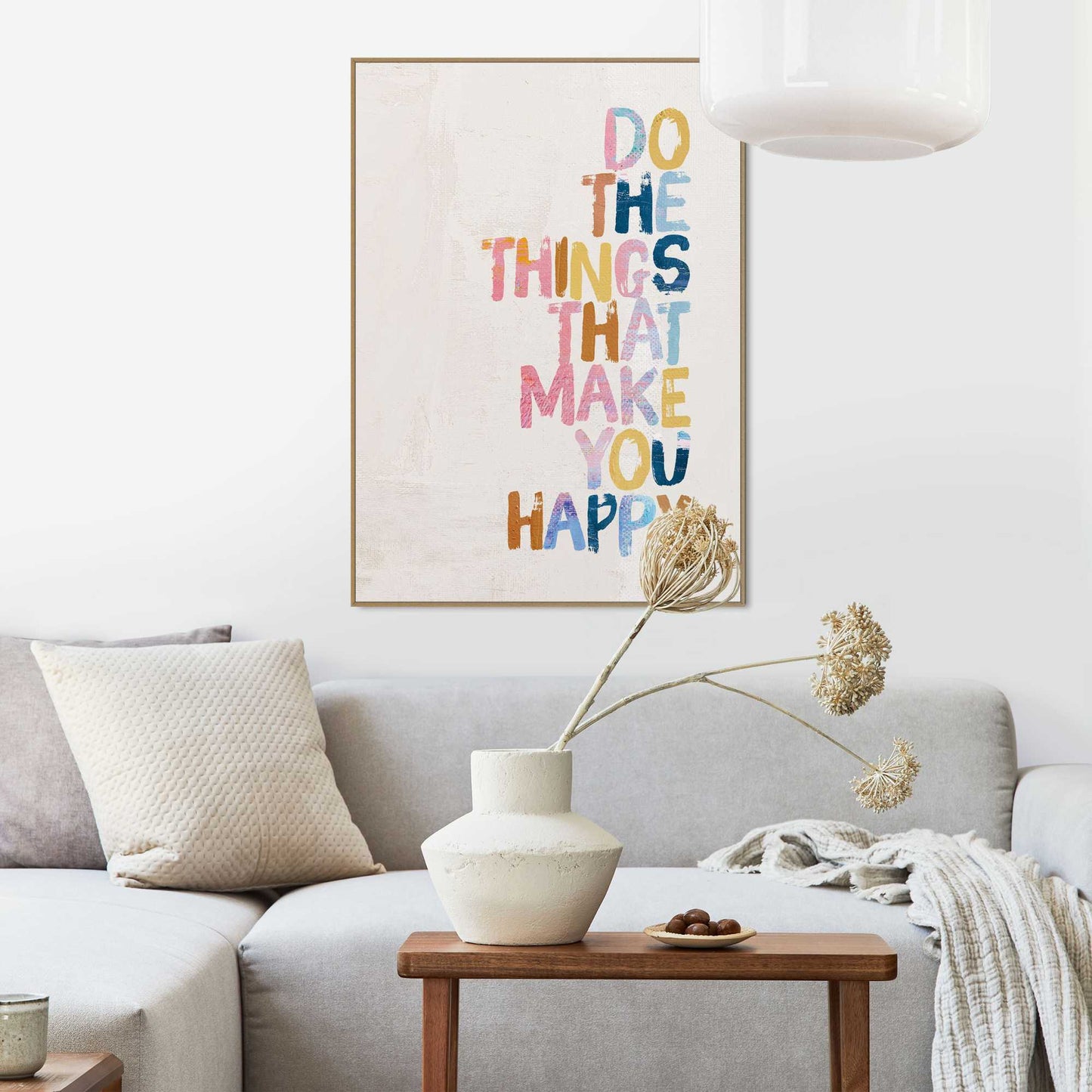 Framed Poster Choose joy 70x50