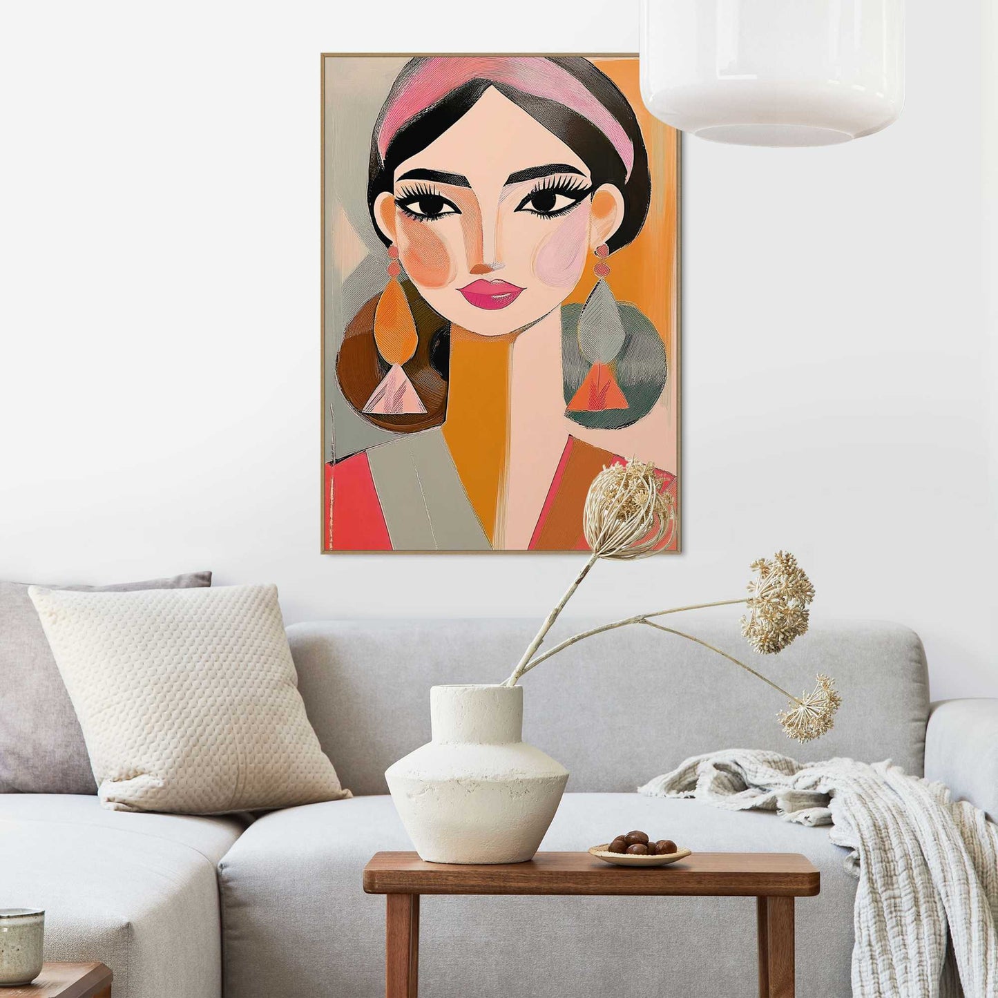 Framed Poster Retro beauty 70x50