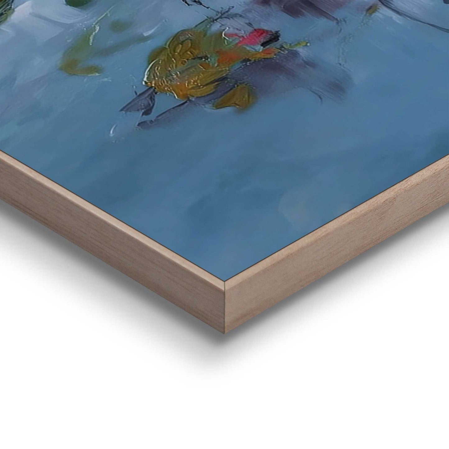Framed Poster Floating waterlillies 70x50