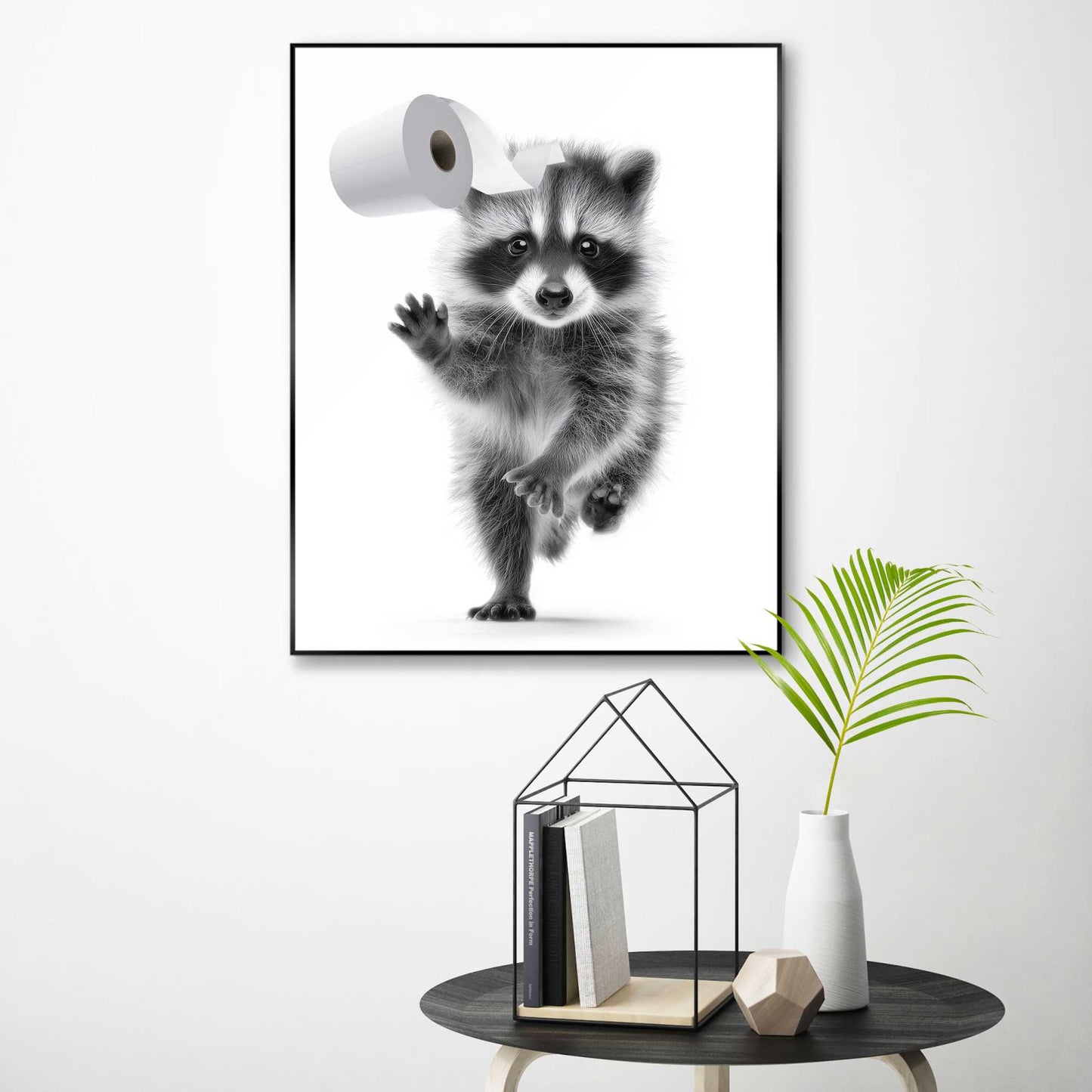 Framed Poster Paper chase 50x40