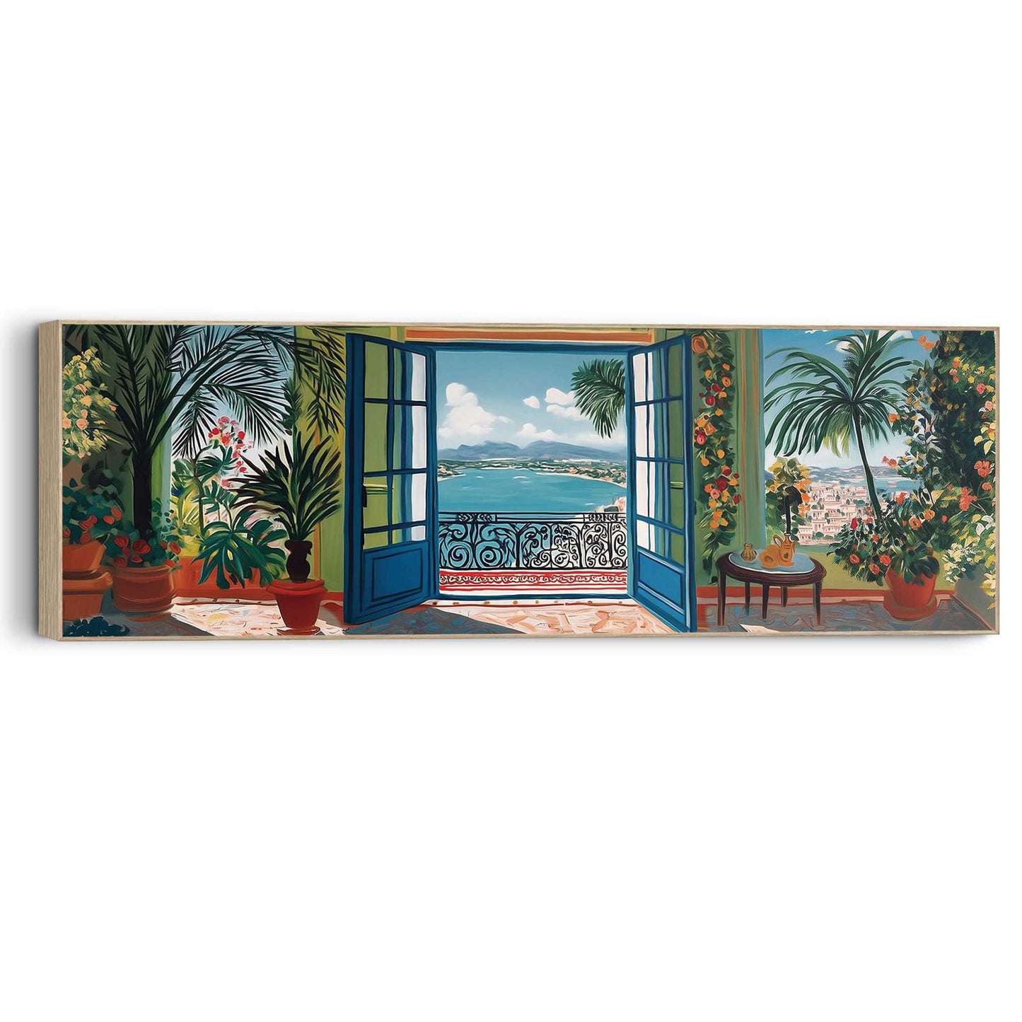 Wall Art Panel Balcony view 30x90