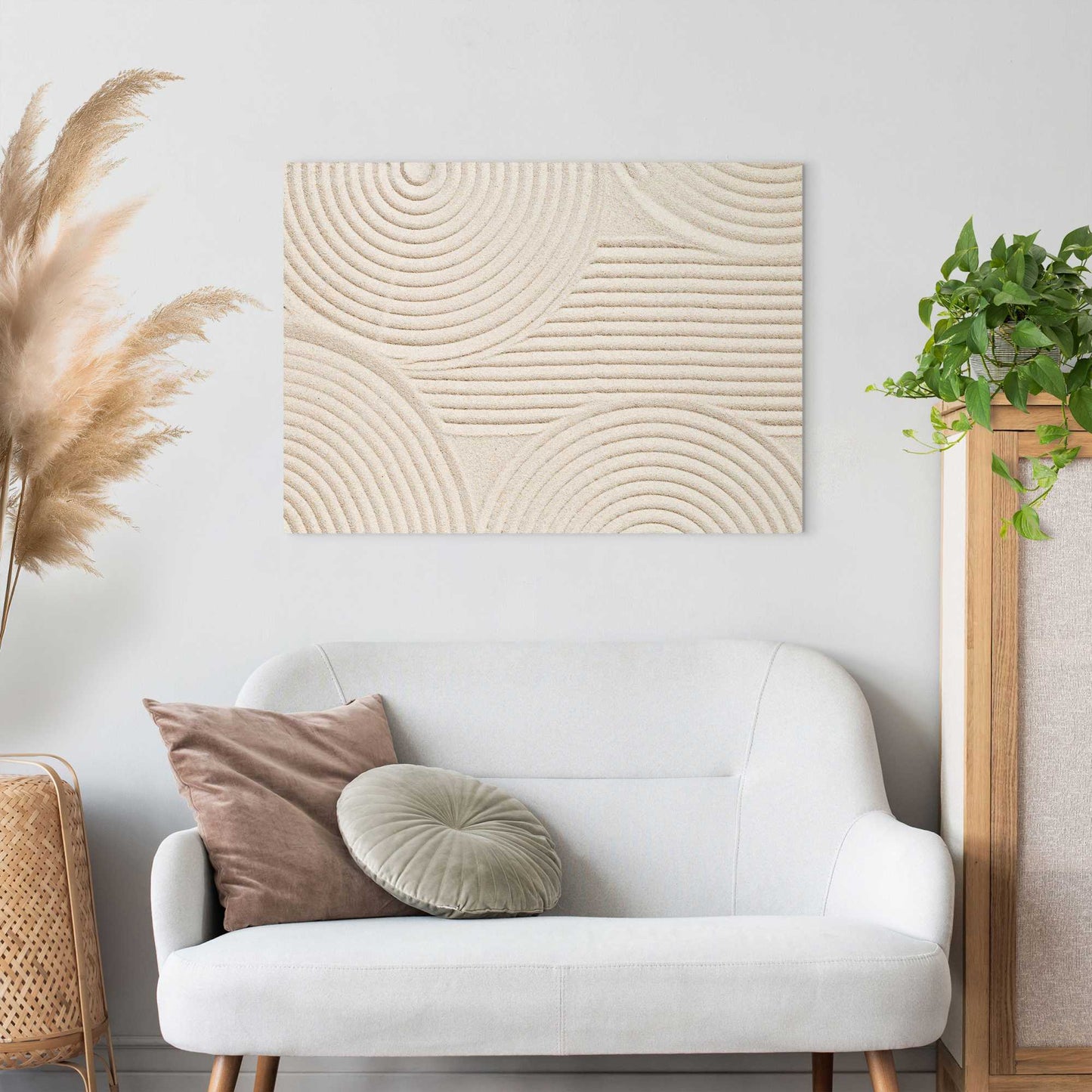 Canvas Circles in the sand 50x70