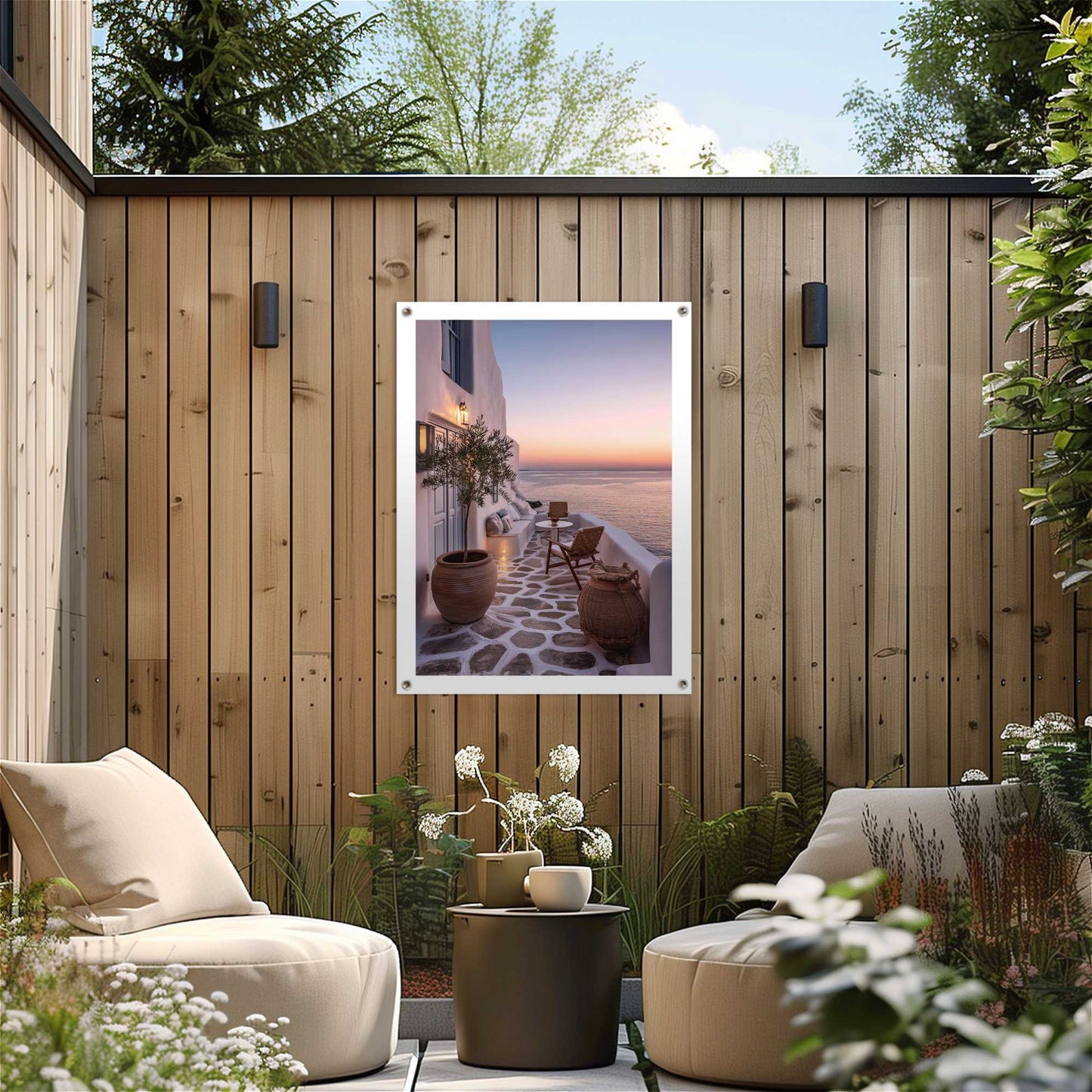 Outdoor Art Sunset balcony 70x50