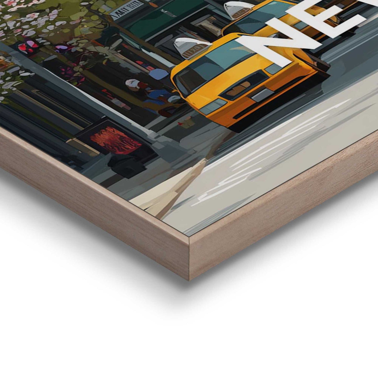 Framed Poster Spring in New York 70x50