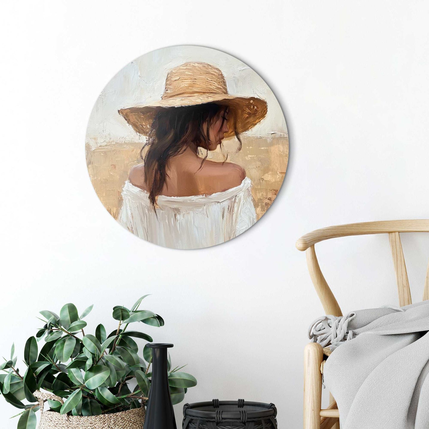 Circle Art A moment alone 50x50