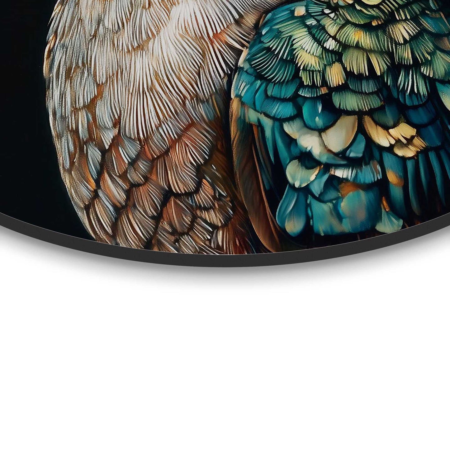 Circle Art Spring hummingbird 50x50