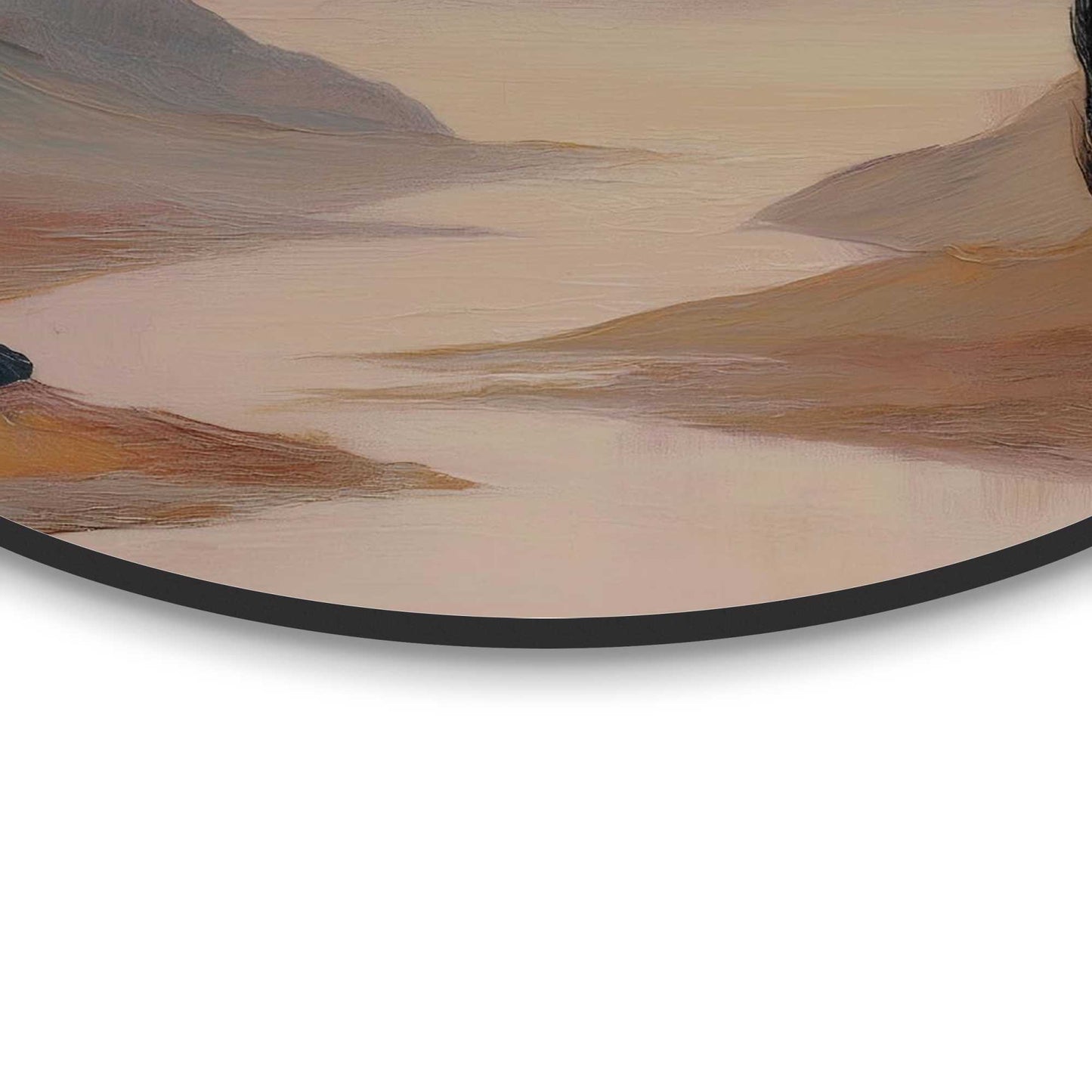 Circle Art Pastel horizon 50x50