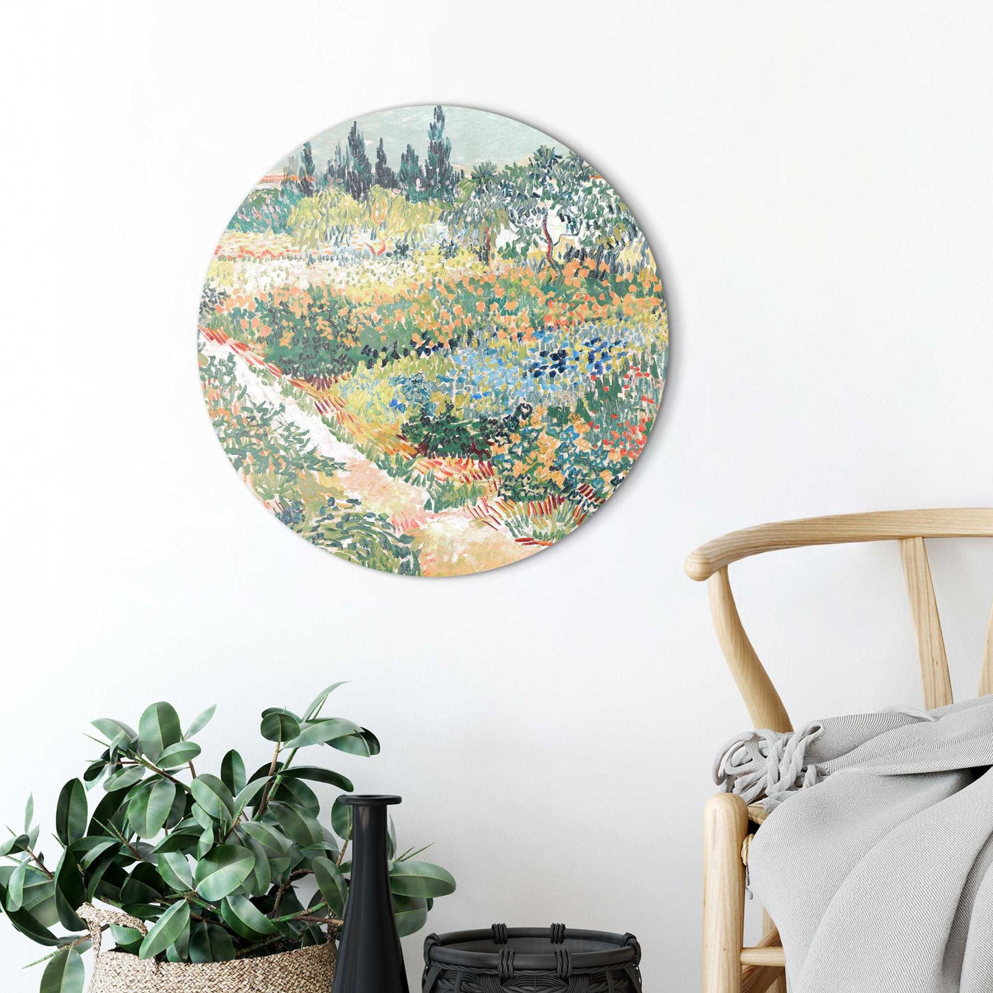 Circle Art Garden in Arles by Van Gogh 50x50
