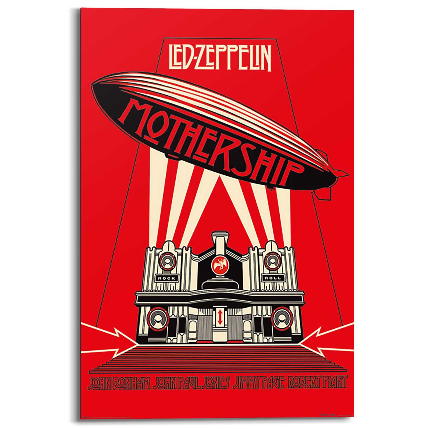 Wall Art Panel Led Zeppelin mothership 90x60