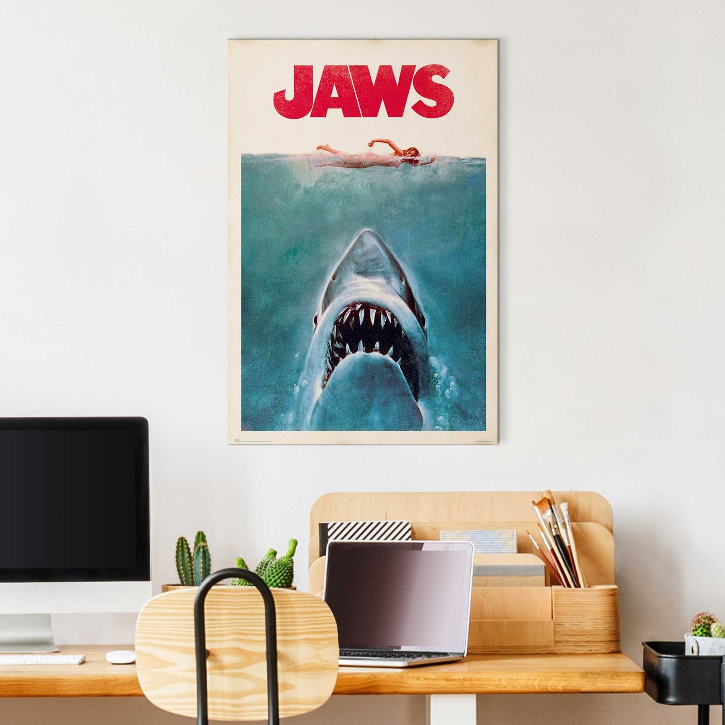 Wall Art Panel Jaws 90x60