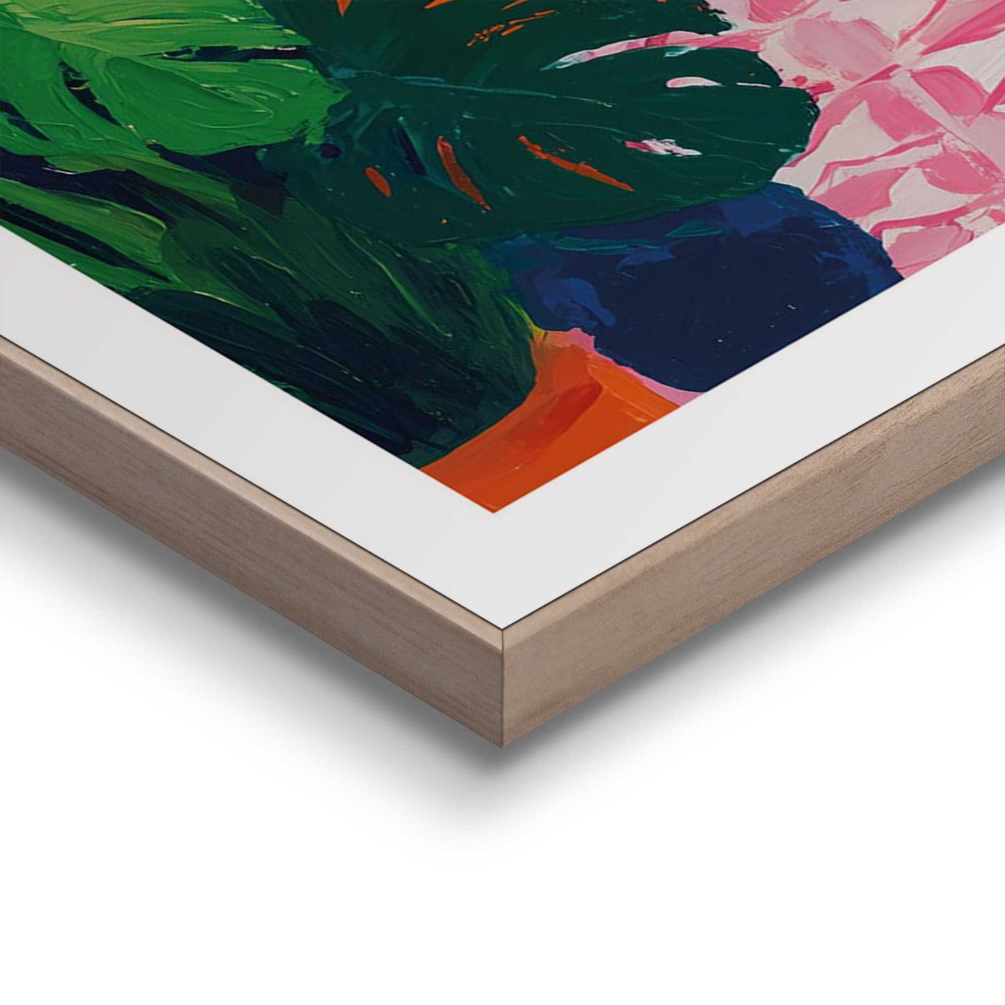 Framed Poster Cat break 70x50