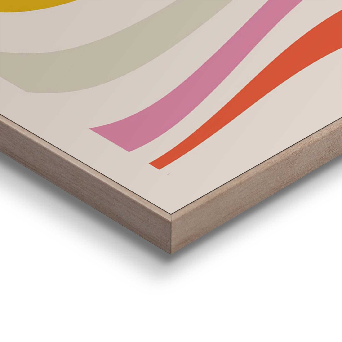 Framed Poster Bauhaus Art colourful 70x50
