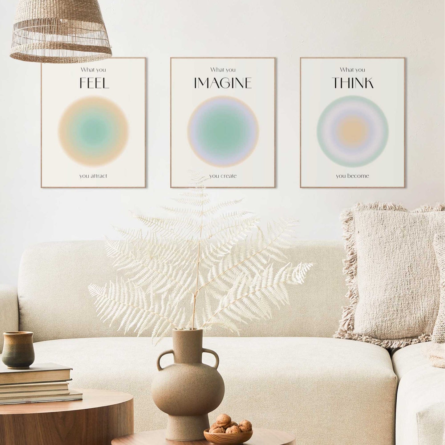 Framed Poster Your own power 50x40